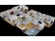 Aerial view of open floor plan home layout at 1200 47Th St N, St Petersburg, FL 33713
