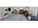 Spacious office with dual desks, natural light, and unique decor perfect for a productive workspace at 1200 47Th St N, St Petersburg, FL 33713