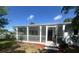 Inviting screened-in porch featuring comfortable seating, a neutral palette, and natural light at 1200 47Th St N, St Petersburg, FL 33713