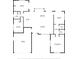 Detailed floor plan reveals a well-designed layout with spacious living areas, bedrooms, and an attached garage at 1399 49Th Ne Ave, St Petersburg, FL 33703
