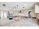 Kitchen renovation in progress with an open layout and new appliances at 1399 49Th Ne Ave, St Petersburg, FL 33703