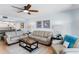 Spacious living area with comfortable furnishings and coastal decor at 17500 Gulf Blvd # 407, Redington Shores, FL 33708