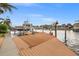 Waterfront views from this private dock and boat lift, perfect for boating at 1931 Kentucky Ne Ave, St Petersburg, FL 33703