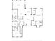 Detailed floor plan showcasing layout of bedrooms, living areas, kitchen, and bathrooms at 1931 Kentucky Ne Ave, St Petersburg, FL 33703