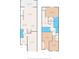 Detailed floor plan of the first and second floor at 2925 Evergreen Elm Pass, Wesley Chapel, FL 33543