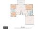 Detailed floor plan showcasing the layout of the home, including bedrooms, bathrooms, living spaces, and garage at 3041 Oak View Dr, Palm Harbor, FL 34684