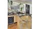 Elegant bar area featuring custom cabinetry and mirrored accents at 3207 Hilltop Ln, Largo, FL 33770