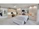 Well-lit bedroom offering built-in storage, a ceiling fan, and a functional desk area for added convenience at 3207 Hilltop Ln, Largo, FL 33770
