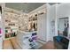 Luxury walk-in closet featuring custom shelving, stylish lighting, and ample storage space at 4807 W Longfellow Ave, Tampa, FL 33629