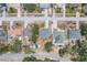 Property featuring a backyard, mature trees, shed and ample parking at 5540 Applegate Dr, Spring Hill, FL 34606