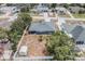 Large fenced backyard with a shed and plenty of space for outdoor activities and relaxation at 5540 Applegate Dr, Spring Hill, FL 34606