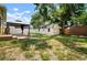 Large backyard with shed, deck with gazebo, and plenty of room to entertain at 6419 S Englewood Ave, Tampa, FL 33611