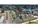 Aerial view highlighting the community, its waterfront access, private docks, and convenient location at 644 Yardarm Dr # 22, Apollo Beach, FL 33572