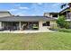 Well-maintained lawn and patio at 644 Yardarm Dr # 22, Apollo Beach, FL 33572