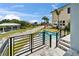 Beautiful backyard with pool and patio, perfect for outdoor relaxation at 6520 Simone Shores Cir, Apollo Beach, FL 33572