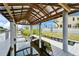 View from inside the covered boat dock of the waterway at 6520 Simone Shores Cir, Apollo Beach, FL 33572