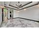 Open floor plan features marble floors and stylish trim at 6526 Simone Shores Cir, Apollo Beach, FL 33572