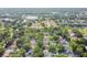 A wide aerial shot displaying neatly arranged homes among the greenery, offering a peaceful suburban ambiance at 6918 Potomac Cir, Riverview, FL 33578