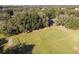 Aerial view of community park featuring basketball and soccer fields at 6918 Potomac Cir, Riverview, FL 33578