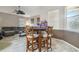 Breakfast nook off the kitchen, showcasing open-concept living space at 6918 Potomac Cir, Riverview, FL 33578