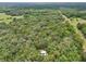 Overhead view of a house with trees, nestled in a lush green area at 7189 Griffin Rd, Brooksville, FL 34601
