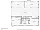 First floor plan with bedrooms, Gathering room, kitchen, and dining room dimensions at 7189 Griffin Rd, Brooksville, FL 34601