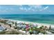 Coastal aerial shot with beachfront access at 722 Gulf Blvd, Indian Rocks Beach, FL 33785