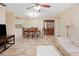 Spacious layout seamlessly connects living and dining areas, perfect for both everyday living and hosting guests at 8436 60Th N St # 304, Pinellas Park, FL 33781