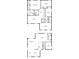 Detailed floor plan showcasing layout of both floors of home and room sizes at 8518 Tidal Bay Ln, Tampa, FL 33635