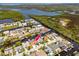 Waterfront home situated on a canal with a private dock and swimming pool at 9909 San Mateo Way, Port Richey, FL 34668