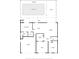 Detailed floor plan featuring spacious bedrooms, kitchen, and living room, plus a pool and porch at 9909 San Mateo Way, Port Richey, FL 34668
