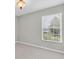 Neutral bedroom showcasing an exterior window and plush carpeting at 11617 Colony Lake Dr, Tampa, FL 33635