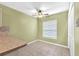 Bright eat-in dining area with a ceiling fan and window at 11816 Cedarfield Dr, Riverview, FL 33579