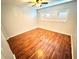 Bedroom with hardwood floors and a window offering natural light at 2262 Swedish Dr # 6, Clearwater, FL 33763