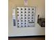 Image of a community mailbox system with a variety of numbered slots and an outgoing mail section at 2262 Swedish Dr # 6, Clearwater, FL 33763