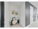 Entryway with a bench and modern decor at 3004 Conifer Dr, Largo, FL 33771