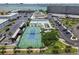 Community amenities include a tennis court, pool, and grilling area at 3114 59Th S St # 203, Gulfport, FL 33707