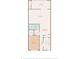 Detailed floor plan showcasing the layout of the home with the bedroom, bathroom, kitchen, and living room dimensions at 3114 59Th S St # 203, Gulfport, FL 33707