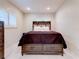A cozy bedroom features a bed with built-in headboard storage, offering style and functionality at 504 Riverside Dr # 504, Tarpon Springs, FL 34689