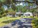 Charming home with a well-manicured lawn, mature trees, and a neatly paved driveway, perfect for curb appeal at 601 75Th St N, St Petersburg, FL 33710