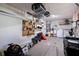 Spacious garage with ample storage, pegboard for tools, and laundry area, providing functionality and organization at 642 14Th S Ave, St Petersburg, FL 33701