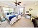 Charming bedroom with nautical themed decorations and a comfortable bed at 6700 14Th N St, St Petersburg, FL 33702