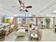 Bright living area featuring stylish decor, a comfortable sectional, and large windows with natural light at 6700 14Th N St, St Petersburg, FL 33702