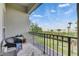 Relaxing balcony view with stylish seating and waterfront views offering a serene outdoor experience at 746 Coral Reef Dr # 746, Tampa, FL 33602