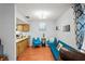 Cozy kitchenette with granite counters, cabinets and seating area at 802 Antler Ct, Brandon, FL 33511