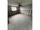 Bedroom with tiled floors, block walls, and a ceiling fan at 802 White Heron Blvd, Ruskin, FL 33570