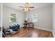 Bright bedroom featuring beautiful wood-look floors and lots of natural light at 918 27Th N St, St Petersburg, FL 33713