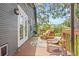 Backyard deck featuring a seating area with french doors to the home at 1005 Main St, Safety Harbor, FL 34695