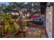 Cozy backyard deck with comfortable seating, perfect for outdoor relaxation and entertaining at 1005 Main St, Safety Harbor, FL 34695