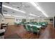 Large community room with tables, chairs, and ample space for residents to socialize and enjoy activities at 1109 Pine Ridge W Cir # C1, Tarpon Springs, FL 34688